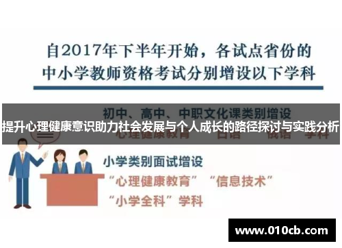 提升心理健康意识助力社会发展与个人成长的路径探讨与实践分析